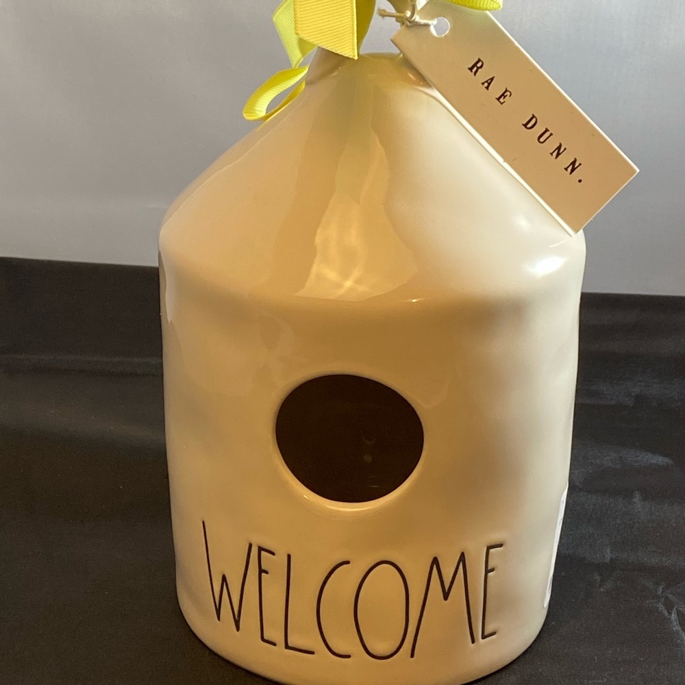 Rae Dunn Welcome Birdhouse